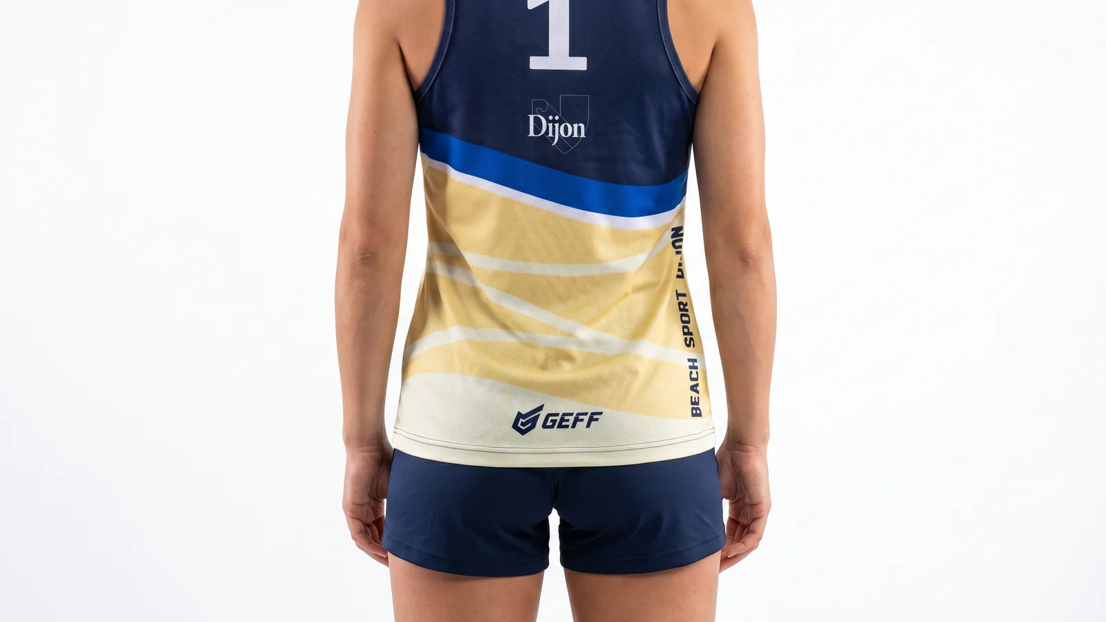 Maillot femme BSD, vue de dos