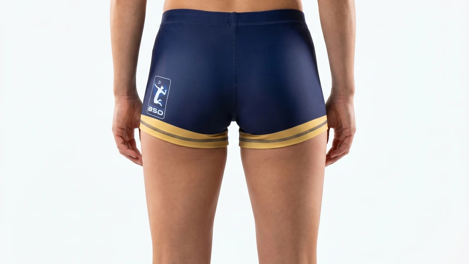 Short moulant femme BSD, vue de dos