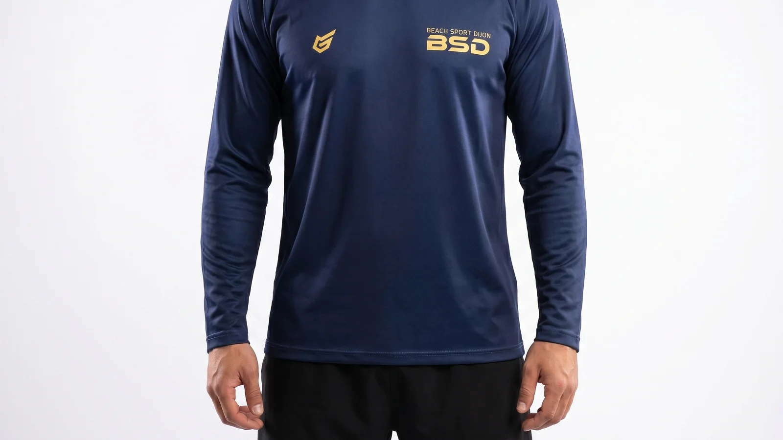 T-shirt manches longues BSD, vue de face